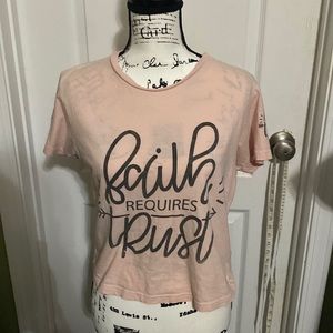 Bogo 50% off Faith Requires Trust Rose pink med